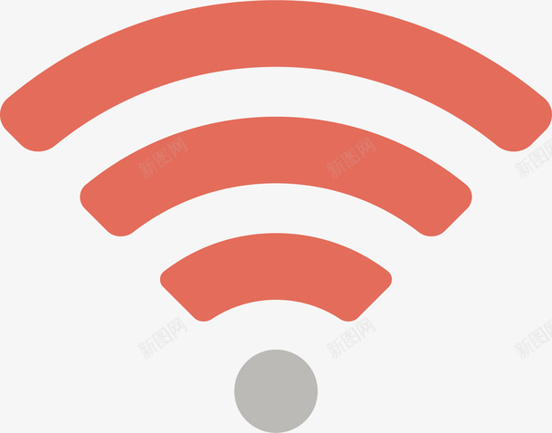 普通红色wifi信号格png免抠素材_新图网 https://ixintu.com WIFI信号格 WIFI图案 wifi wifi信号 信号格 无线网 无线网信号 普通 红色