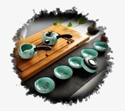 茶道艺术字茶具中国艺术高清图片