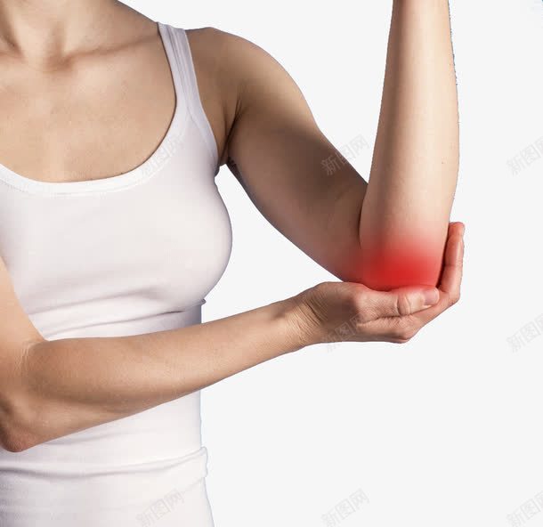 女性肘关节疼痛png免抠素材_新图网 https://ixintu.com 不舒服 女性 生病病痛 疼痛 肘关节 难受