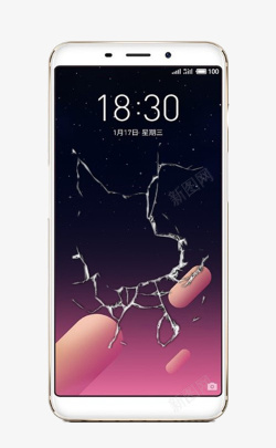 魅族Pro6S白色魅族液晶屏幕手机高清图片