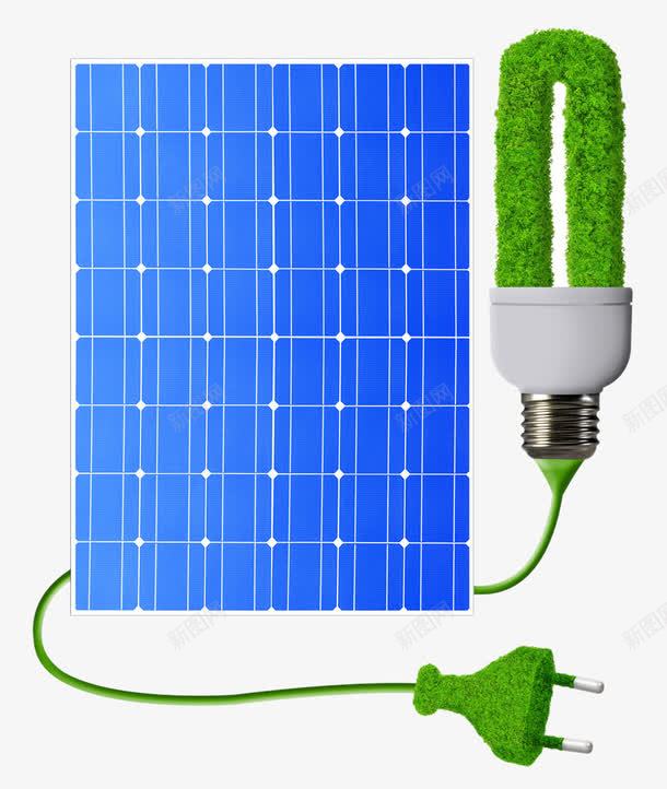 绿色发电器png免抠素材_新图网 https://ixintu.com 天阳能电池 太阳能发电器 太阳能发电板 绿色灯具