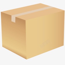 没有装饰的包装盒子邮件箱子高清图片