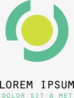 圆形的互联网公司logo矢量图图标图标