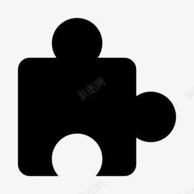 拼图碎片图标图标