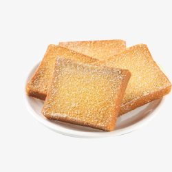 干百合片士蛋糕片380g盒早餐面包干休高清图片