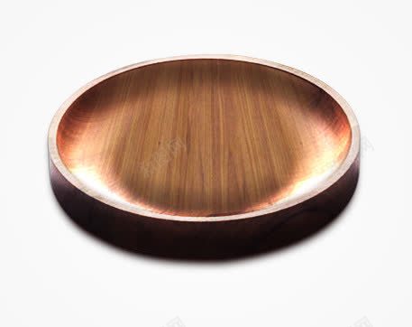 木质的盘子png免抠素材_新图网 https://ixintu.com 咖色 木盘 盘子 碟子