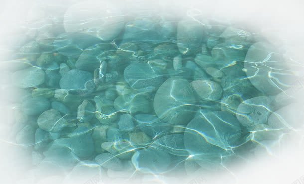 清澈的水与石头png免抠素材_新图网 https://ixintu.com 水纹 波纹 清澈的水 石头