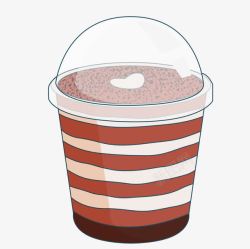 马克杯红色巧克力咖啡爱心饮料手绘牛奶咖啡高清图片