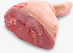 一条猪后腿肉素材