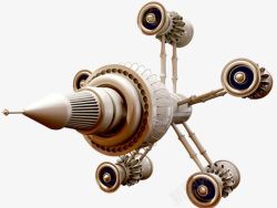 喷射器概念科幻飞船高清图片