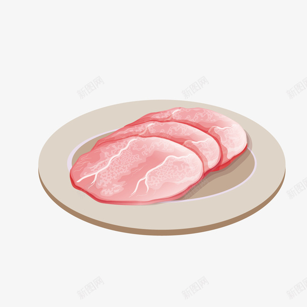 手绘瘦肉片png免抠素材_新图网 https://ixintu.com 卡通猪肉 手绘猪肉 猪瘦肉 猪肉 瘦肉 瘦肉片 肉食设计