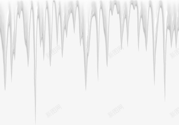 垂下的冰柱png免抠素材_新图网 https://ixintu.com 冰 冰山 冰条 冰柱 冰洞 模型