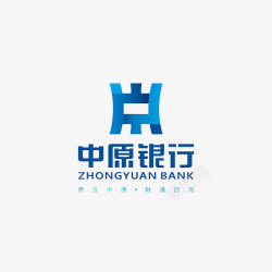 中原银行图标蓝色中原银行logo标志图标高清图片