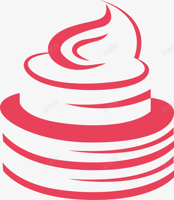 手绘形状的沙河蛋糕矢量图图标ai_新图网 https://ixintu.com 小蛋糕 沙河特产 沙河蛋糕 红色 蛋糕 蛋糕LOGO 蛋糕店 矢量图