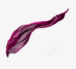 紫色流云布动感紫色丝绸高清图片