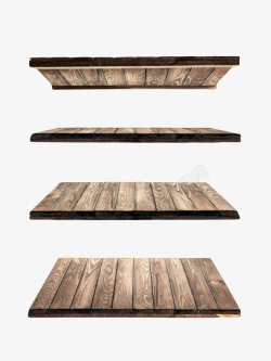 棕色痕迹木板旧木块实物素材