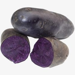 免抠黑金刚紫色土豆高清图片