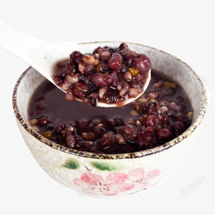 一碗红豆薏米粥png免抠素材_新图网 https://ixintu.com 小薏米 杂粮粥 燕麦米 红豆 薏米 黑米
