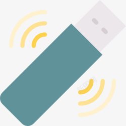 USB随身碟WiFi信号图标高清图片
