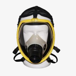 防雾口罩黄色带过滤层防毒面具高清图片