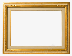 金色空贝壳旧式镀金博物馆画框高清图片