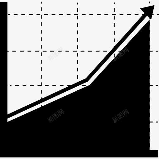 面积图走势图标png_新图网 https://ixintu.com 