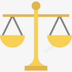 法官用具平衡图标高清图片