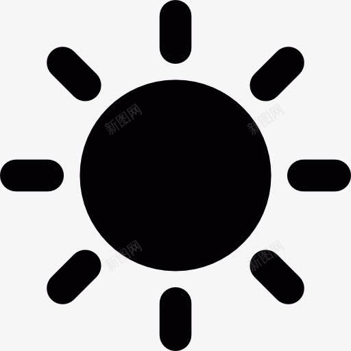 明媚的阳光图标png_新图网 https://ixintu.com 夏天 天气晴朗 太阳光 阳光