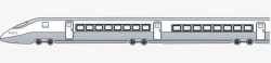 轻轨列车和谐号列车模型高清图片