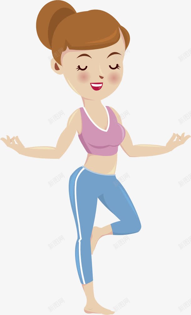 做瑜伽的人png免抠素材_新图网 https://ixintu.com 举杠铃健身美女 健身房美女 健身美女 卡通 哑铃健身美女 女人 性感健身美女