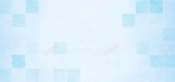 网站首页banner正方形创意元素蓝色背景