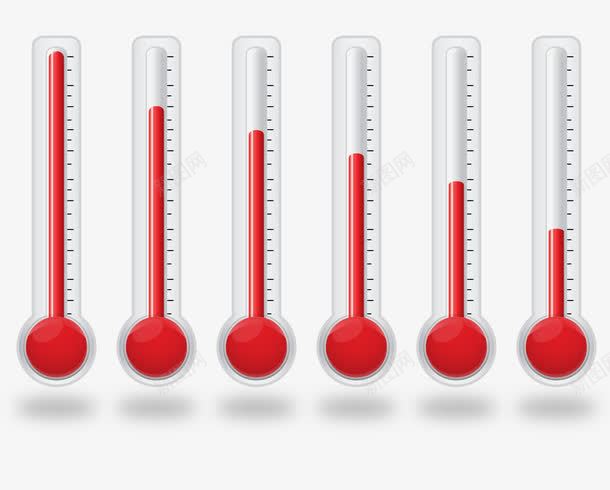 温度计矢量图ai免抠素材_新图网 https://ixintu.com 医用 医疗 温度计 红色 矢量图