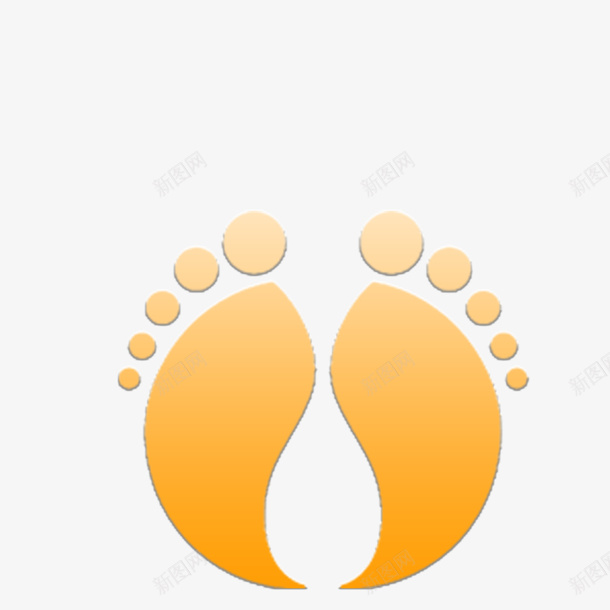 脚趾元素图标png_新图网 https://ixintu.com logo设计 png 元素 脚趾 足浴
