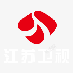 电视台标志设计红色江苏卫视logo标志矢量图图标高清图片