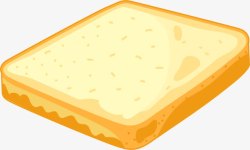 三明治面包片卡通土司高清图片