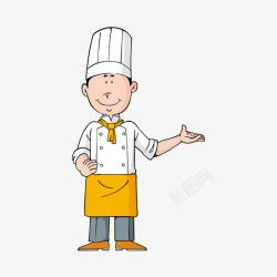 烘培师卡通厨师高清图片
