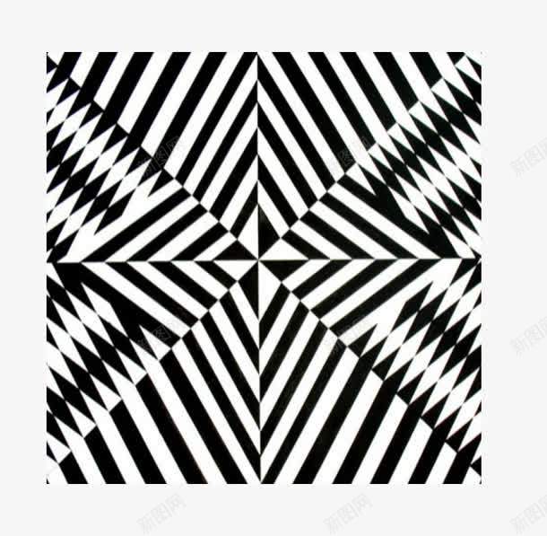 四角星黑白图案png免抠素材_新图网 https://ixintu.com 图案 墨直线 构成 设计 黑白