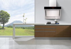不锈钢橱柜敞开式厨房海报背景高清图片