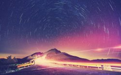 旋转星空旋转星空紫色耀眼闪烁高清图片