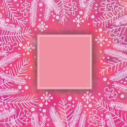 童趣圣诞礼包粉色节日卡片背景图矢量图高清图片