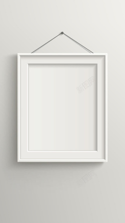 展示画板白色画框展板H5背景高清图片