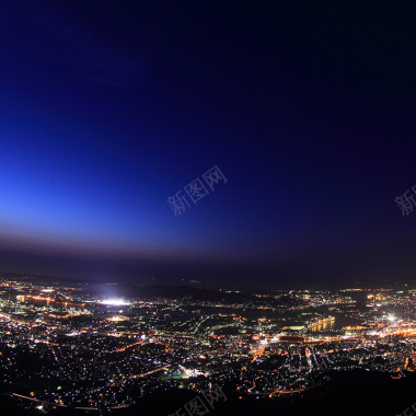 城市夜景背景摄影图片