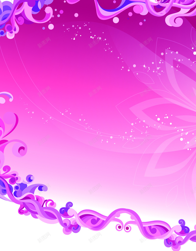 玫红紫色背景海报jpg设计背景_新图网 https://ixintu.com 光线 唯美 浪漫 粉色 紫色 花 花朵 花瓣 花纹
