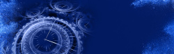 商业网络科技数据蓝色banner背景高清图片