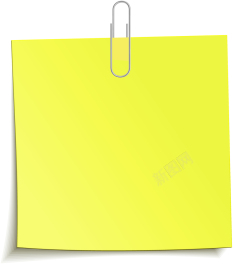 纸条曲回针黄色纸张便利贴便签矢量背景高清图片