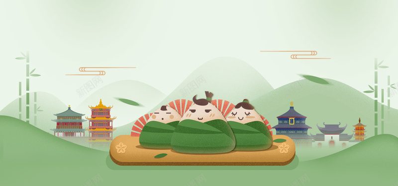 端午节粽享端午简约卡通bannerpsd设计背景_新图网 https://ixintu.com 卡通 浓情端午 端午节 端午钜惠 简约 粽享端午 粽子节 龙舟节