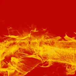 数码狂欢季红色火焰高清图片