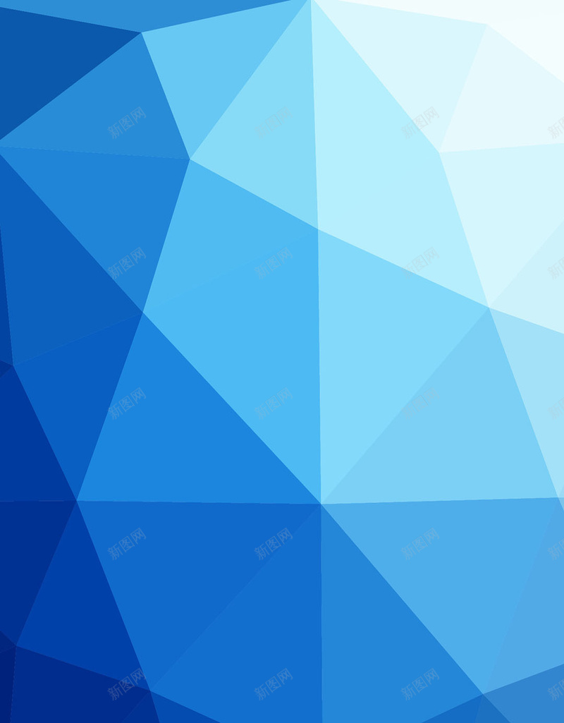 蓝色晶格化背景jpg设计背景_新图网 https://ixintu.com h5背景 低面 几何 建模 扁平 渐变 蓝色