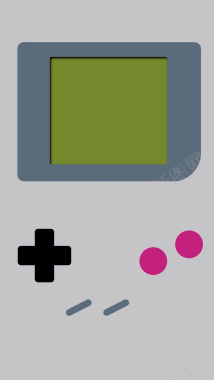 灰色扁平游戏机矢量背景图背景