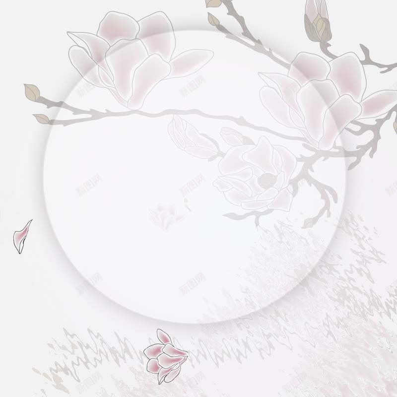 白色半透明质感背景psd设计背景_新图网 https://ixintu.com 半透明 梦幻 清新花卉 白色 白色背景 纯洁 花卉组合 质感